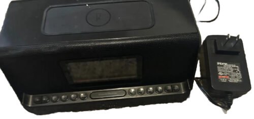 iBTW450 Dual Charging Stereo Speaker System + Dual Alarm Wireless Charging