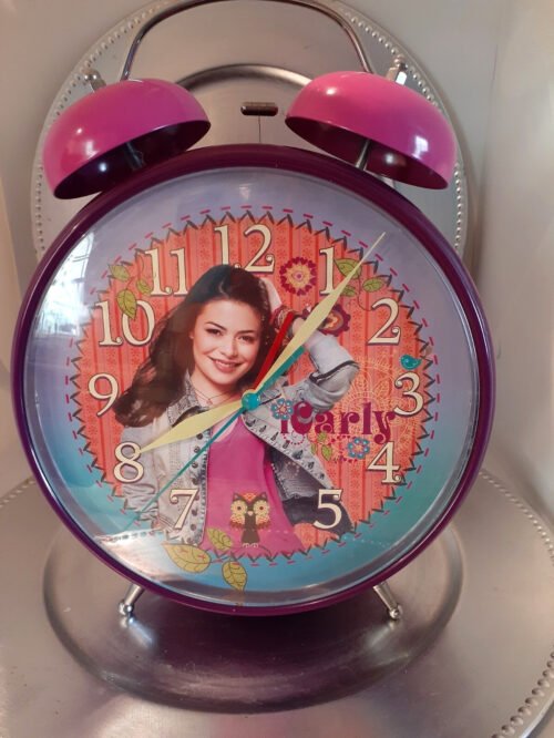 iCarly Jumbo Twin Bell Alarm Clock 12" Tall