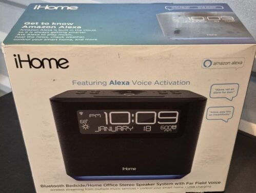 IHOME Alarm Clock With Alexa