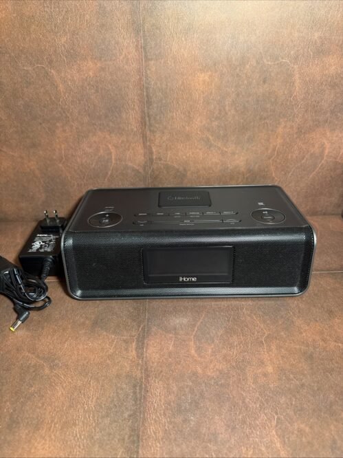 iHome Bluetooth & Aux Line Out Jack Digital Cord/less Clock & FM Radio iBN43