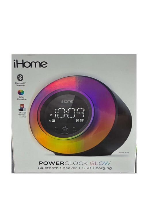 iHome Bluetooth Color Changing FM Alarm Clock Radio
