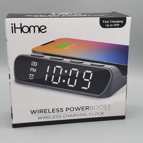 iHome Bluetooth Wireless Powerboost Alarm Clock