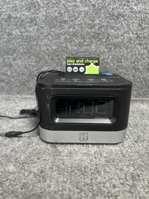 iHome Charging Stereo Alarm Clock Radio Speaker for Android Phones 1C50