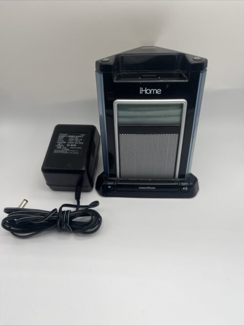 iHome Dock For iPod IH4B Black Alarm Clock