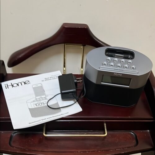 iHome Dual Alarm Clock for iPhone and iPad Model iP23