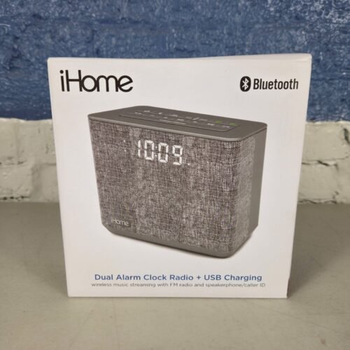 iHome Dual Alarm Clock Radio Bluetooth