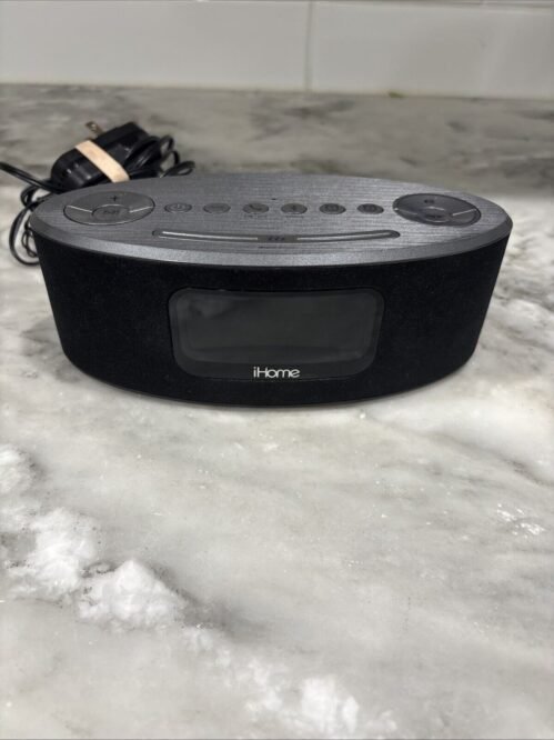 iHome Dual Alarm Stereo Clock Radio-iBT31 Bluetooth USB Charging Alarm