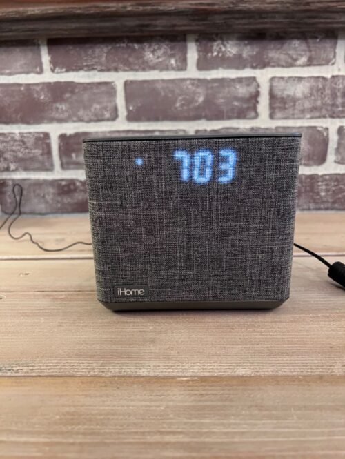 iHome FM Dual-Alarm Clock Radio - Gray