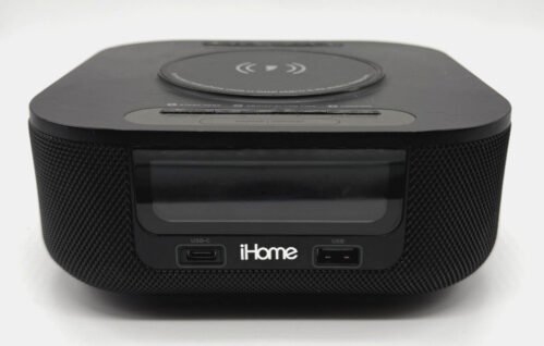 Ihome Hw5C Bluetooth Clock With Qi Charging, Dual Usb And Single Day Alarm