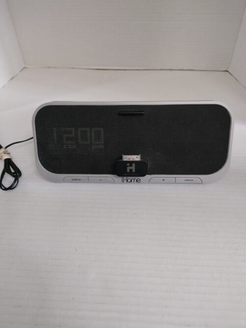 iHome iA5 iPhone iPod Alarm Clock Speaker System 30 pin Speaker Dock