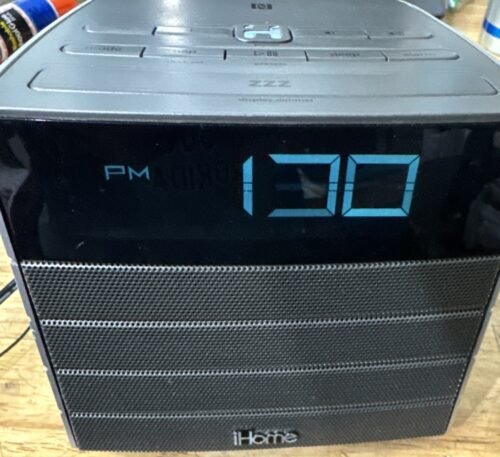 iHome IBN20 Dual Alarm FM Clock Radio (w/ Bluetooth Speaker and USB Charging)