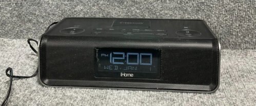 iHome iBN43 Bluetooth NFC FM Clock Radio With USB Charging and Dual Alarm