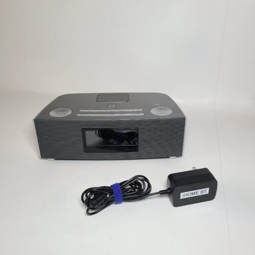 iHome IBN97 Bluetooth Stereo FM Clock Radio - Speakerphone W/USB Charging