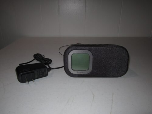iHome iBT210 Bluetooth Alarm Clock Radio with USB Charging Black Speakers & Alar