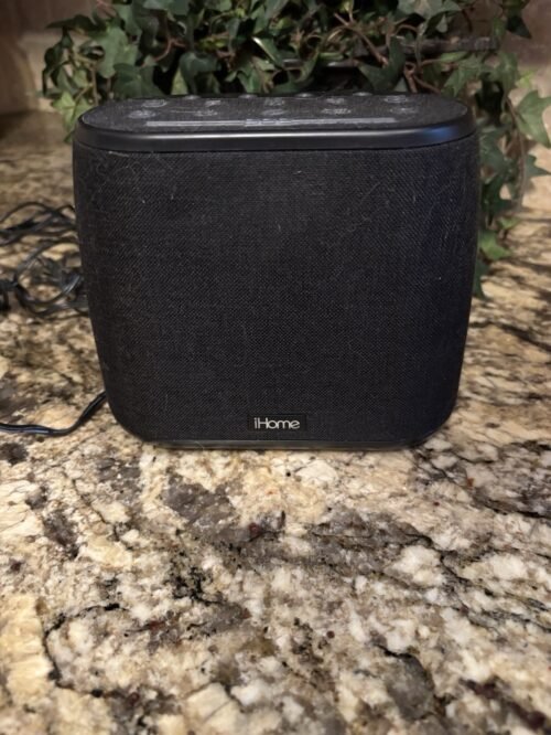 iHome iBT234 Dual Alarm Clock, FM Radio, Bluetooth Speaker With Charger