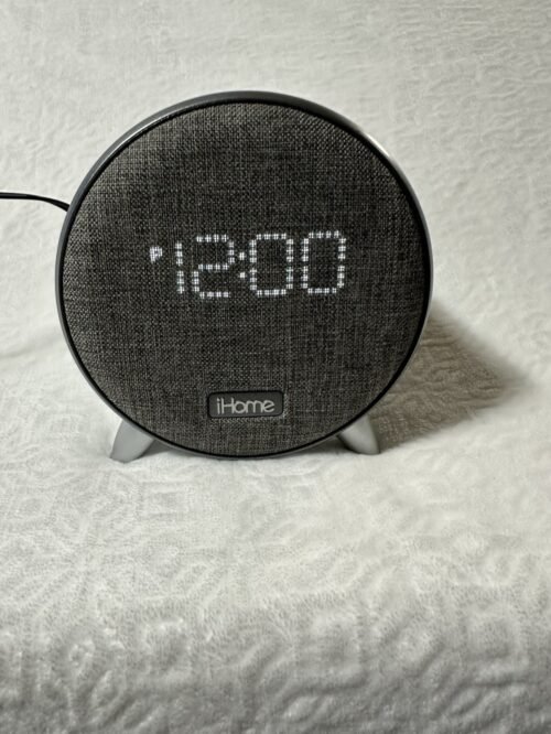 iHome IBT235 Bluetooth Alarm Clock With Dual USB Charging