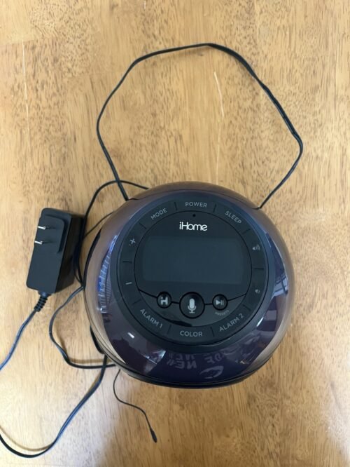 iHome iBT297 Alarm Clock FM Radio & Color Changing Wireless Speaker