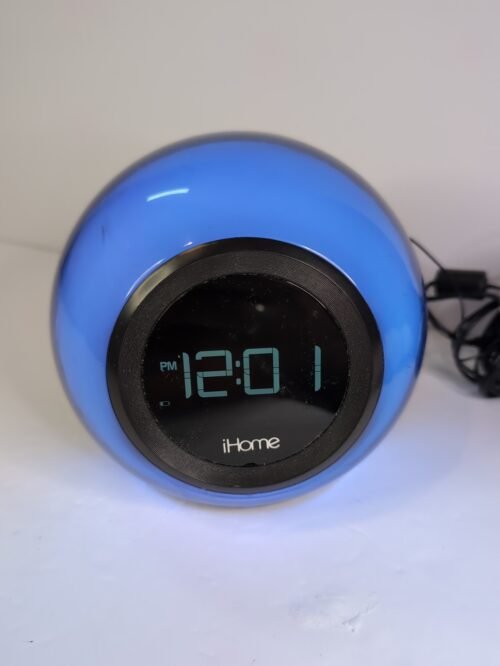iHome iBT29 Bluetooth Color Changing Dual Alarm Clock FM Radio