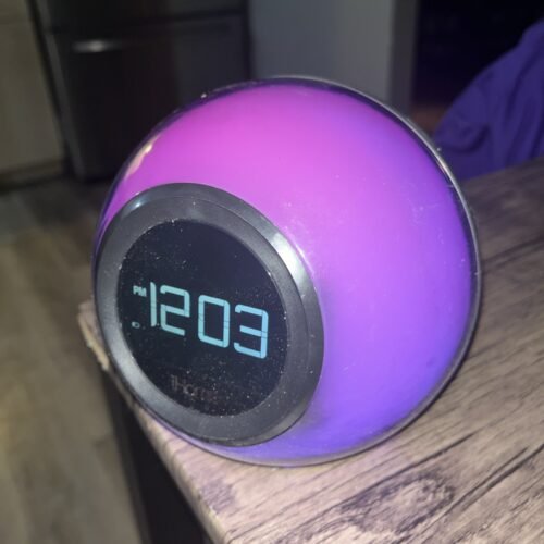 iHome iBT29 Bluetooth Color Changing Dual Alarm Clock Radio w/ Power Adapter