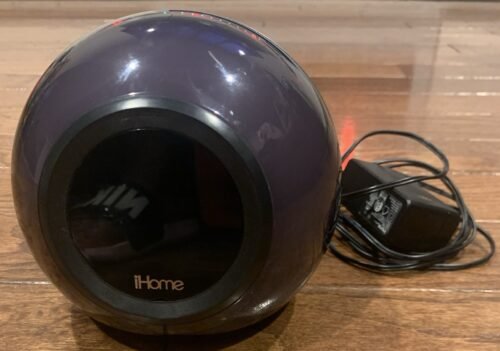 iHome iBT29 Bluetooth Color Changing Dual Alarm Clock Radio w/ Power Adapter