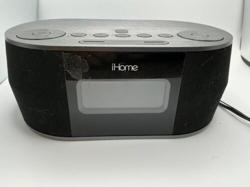 iHome iBT38 Wireless Bluetooth Stereo Dual FM Alarm Clock USB Charging Radio