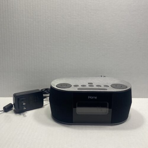 iHome iBT38 Wireless Bluetooth Stereo USB Charging Dual FM Alarm Clock Radio