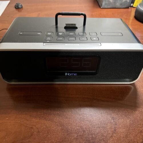 iHome iD91 black iPod Dual Alarm Clock/Aux-in Stereo/FM Radio