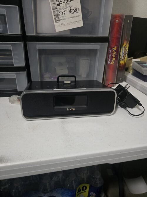 iHome ID91 Speaker Dock With Clock Radio for iPod and iPhone (black)