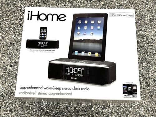 iHome iD95GZ Stereo Dual Alarm FM Clock Radio iPad/iPod/iPhone NEW IN BOX
