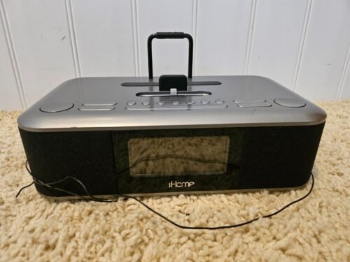 iHome iDL100 iPhone iPod Charging Speaker Dock Alarm Clock/FM Radio (tstd/works)