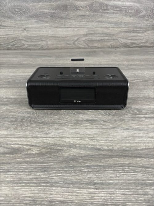 iHome iDL43 Clock Radio with Dock Cradle - Black