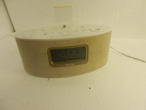 iHome iDL46 Dual Alarm FM Clock Radio Charging Dock Apple iPod iPad iPhone