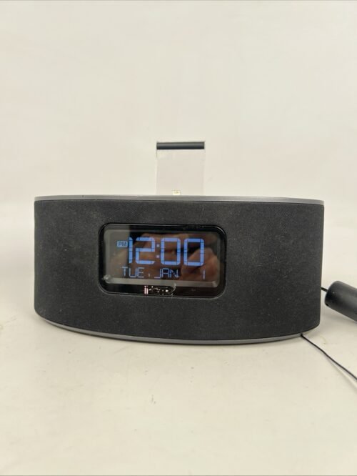 iHome IDL46 Dual Charging Stereo FM Clock Radio Lightning Dock/USB NO REMOTE