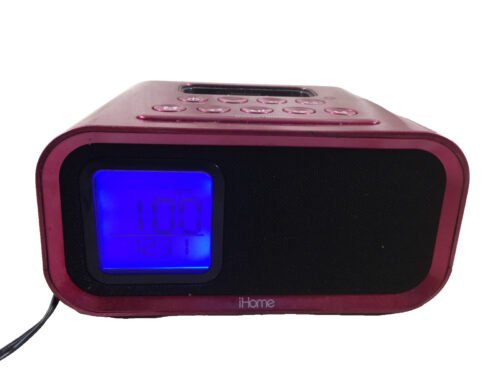 iHome iH22 Alarm Clock Docking Station for iPod iPhone Tested Working