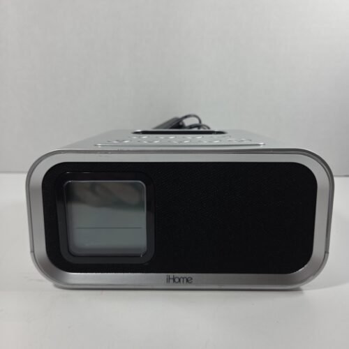 iHome iH22s Alarm Clock Speaker System for Ipod/iPhone Dock (silver)