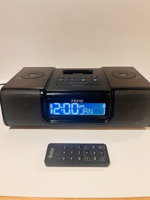 iHome iH9B6R Dual Alarm Clock Radio (Remote)