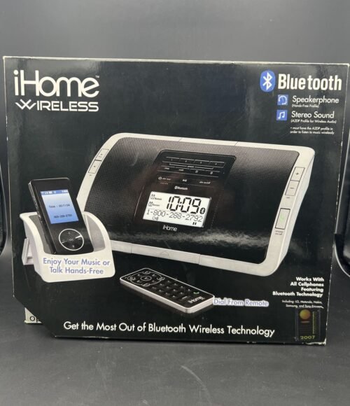 iHome iHC5S Clock Radio Bluetooth Wireless Technology - New Open Box Never Used