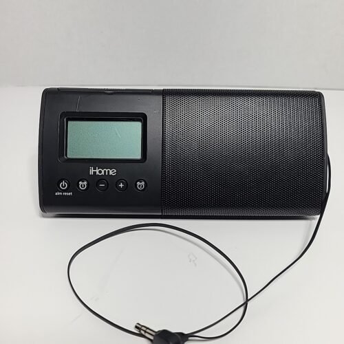 iHome iHM46 Charging Dual Alarm Clock Speaker No Power Supply