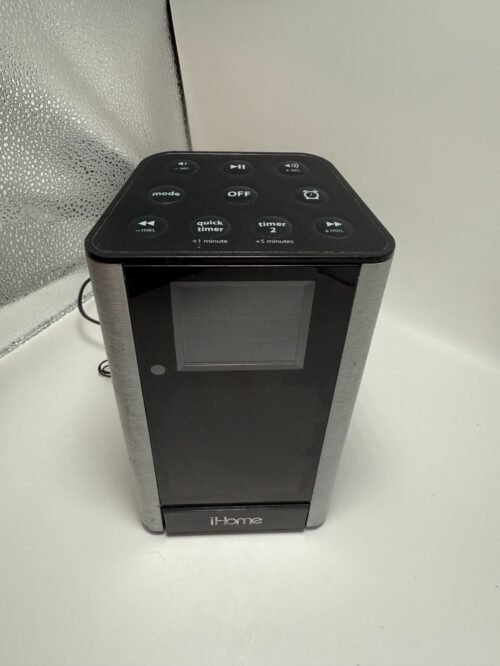 iHome iP39 Kitchen Timer And Alarm Clock Radio Speaker System - Silver