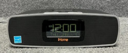 iHome iP90 AM/FM Dual Alarm Clock Radio & Dock for iPod / iPhone