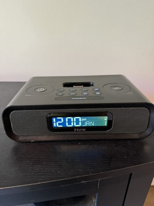 iHome Ip97 Am/fm Dual Alarm Clock Radio for iPhone and iPod - Black