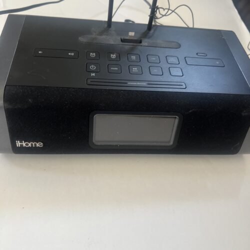 iHome iPhone Dual Charging Stereo FM Alarm Clock Model iDL45 Lightning Dock