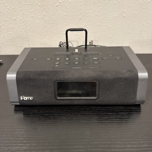 iHome iPhone Dual Charging Stereo FM Alarm Clock Model iDL45 Lightning Dock