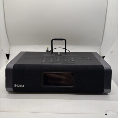 iHome iPhone Dual Charging Stereo FM Alarm Clock Model iDL45, Tested And Works!