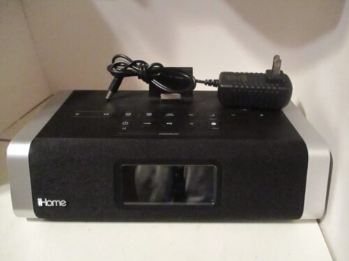 iHome iPhone iPad iPod Dual Charging Stereo FM Alarm Clock Model iDL45