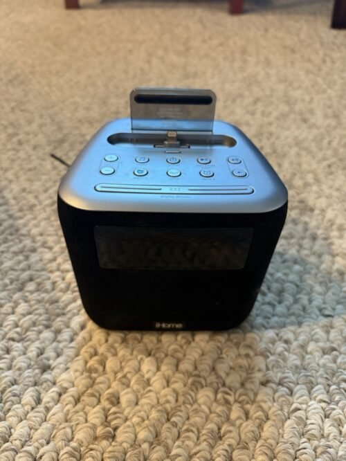 iHome IPL24 Apple Charging Dock with Bluetooth Speaker No Cord