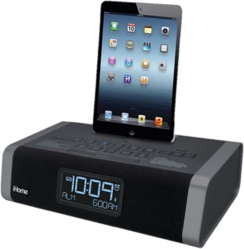 iHome Model HDL50 Bluetooth Speaker, Alarm, Radio, Charger (Bedtime Beats incl)