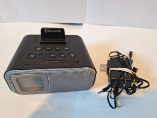iHome Model iBT22A Dual Charging Bluetooth Stereo Alarm Clock Works