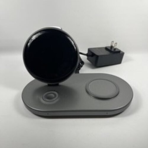 iHome Powervalet Quad+ 4-in-1 Wireless Charging Clock - TESTED WORKS