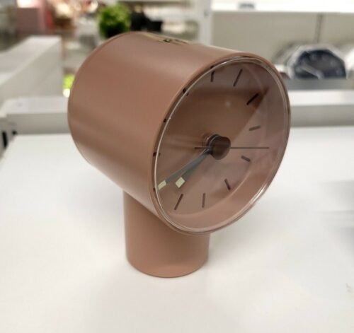 Ikea Bondtolvan Alarm Clock Analog Pale Pink 3 ยผ x 3 ยฝ" New